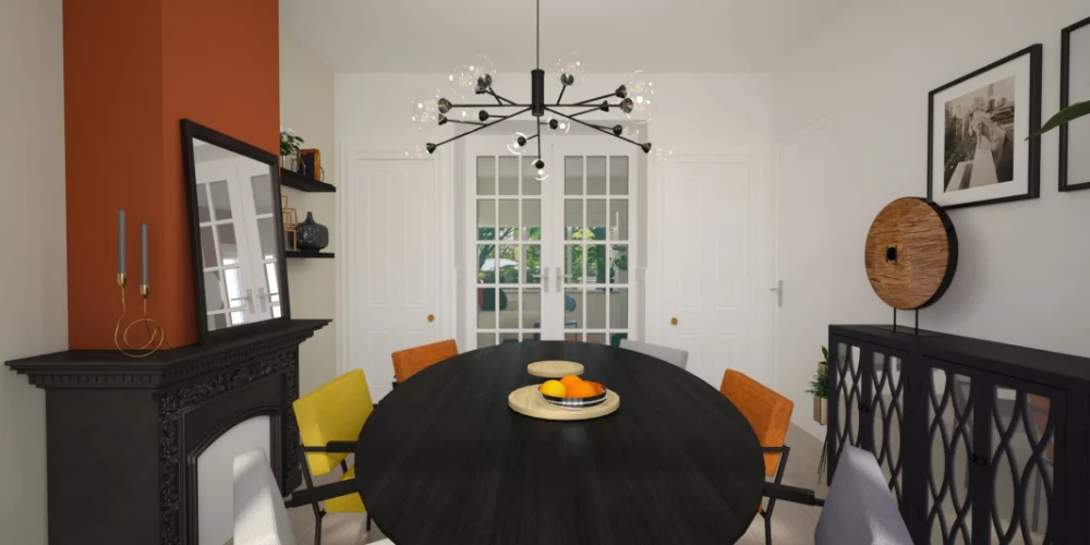 artist impressions dordrecht, eetkamer, studio henk, VR. 3D ontwerp, kamer en suite