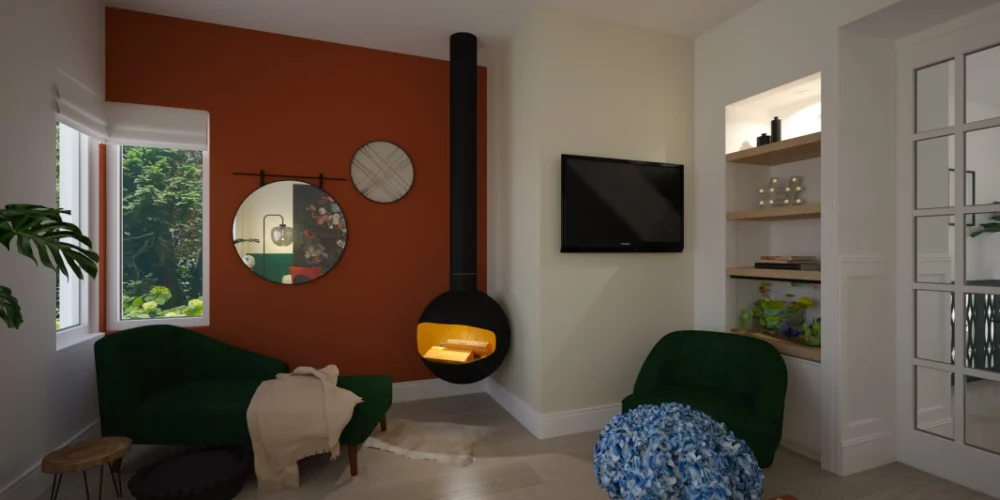 artist impressions dordrecht, VR, 3D ontwerp, woonkamer