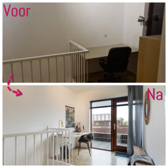huis verkopen met overwaarde door meubelverhuur Rotterdam, overloop