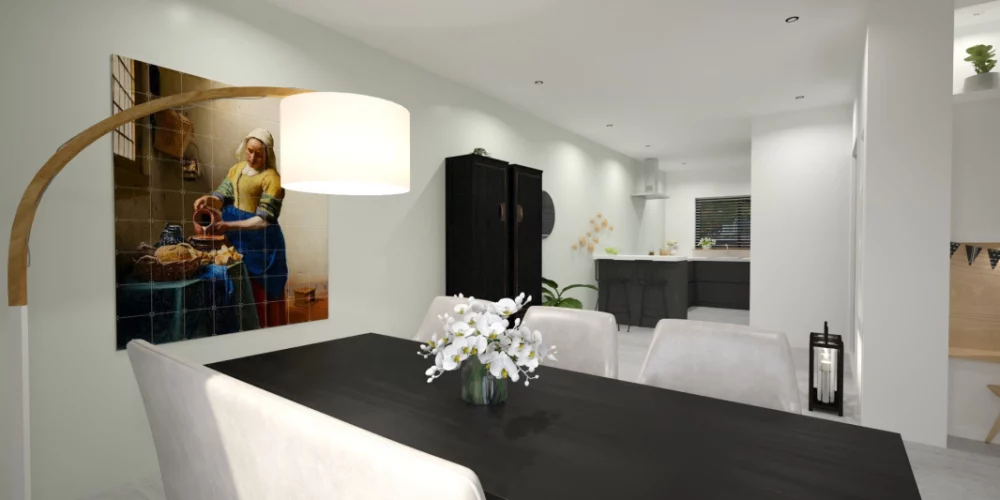 kleuradvies woonkamer rhoon, artist impressions